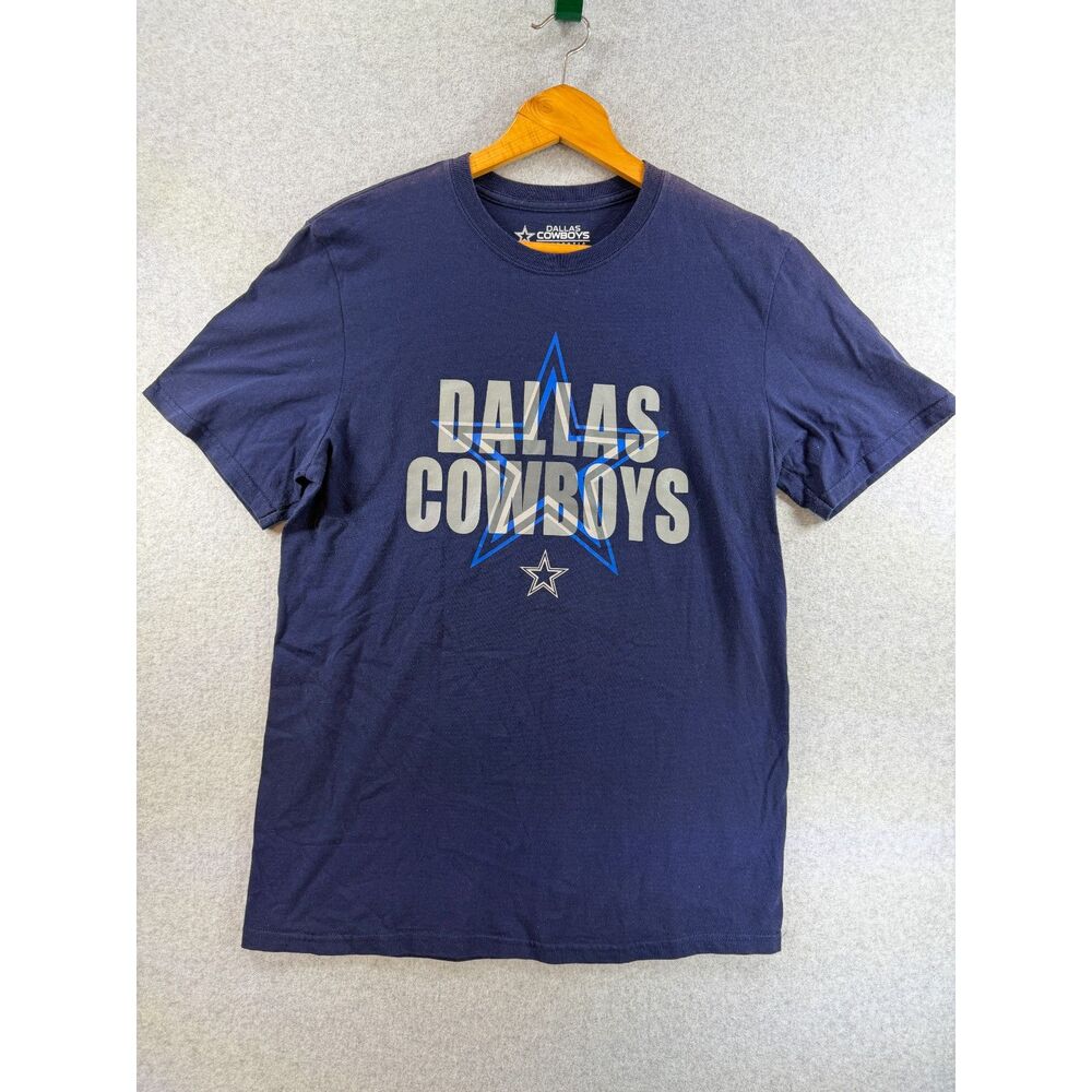 Dallas Cowboys Authentic Men’s Medium Navy Graphic T-Shirt NFL 3377